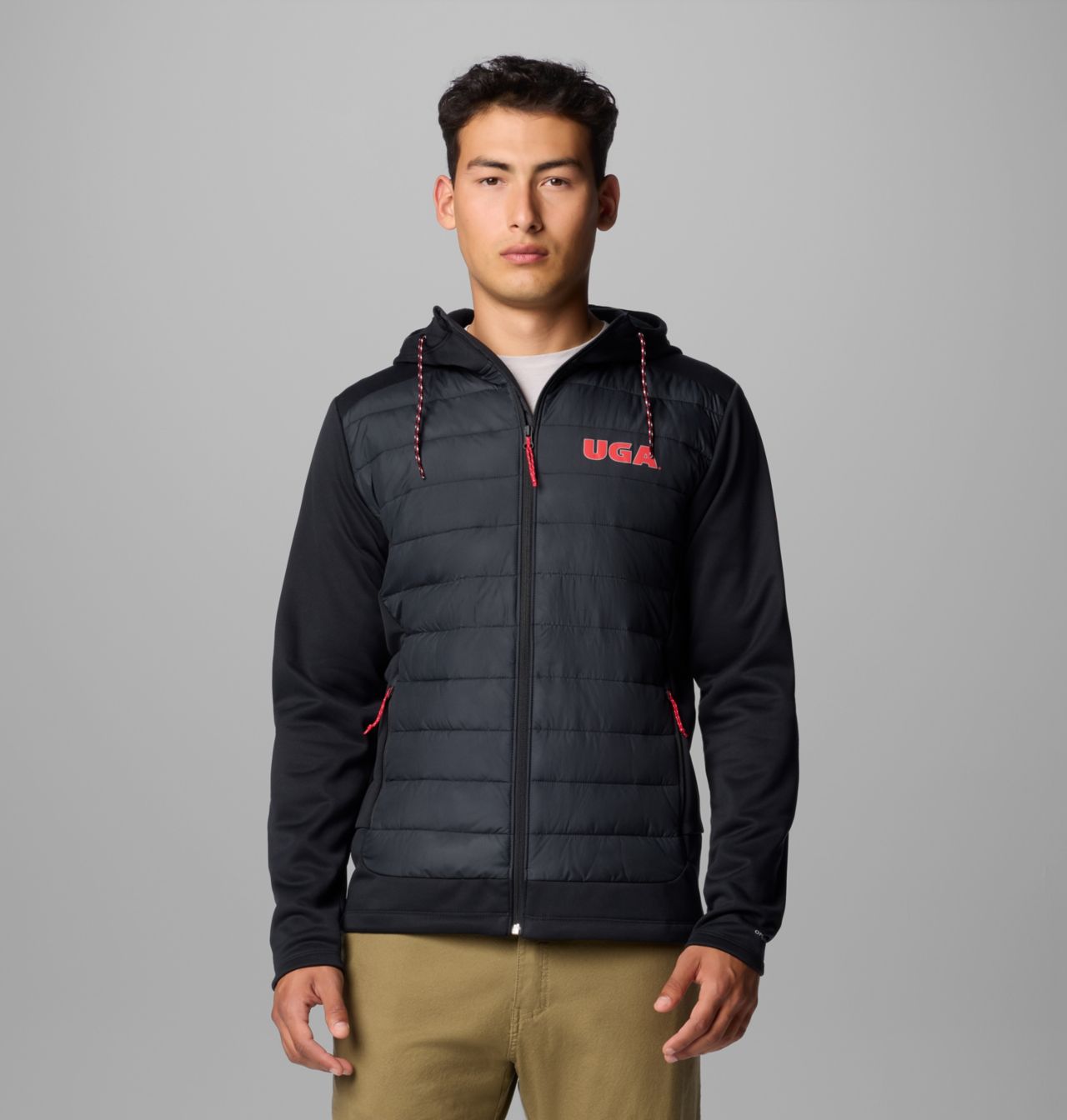 Men's Collegiate Out-Shield™ Hybrid Hoodie - Georgia 1
