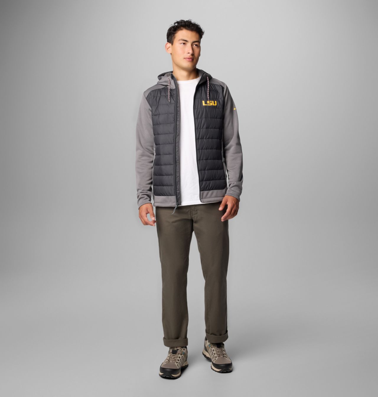 Men's Collegiate Out-Shield™ Hybrid Hoodie - LSU 3