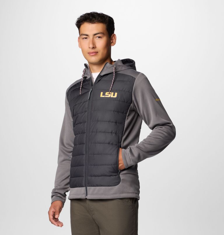 CLG Out-Shield Hybrid Hoodie | 021 | S, Color: LSU - City Grey, Shark, image 4