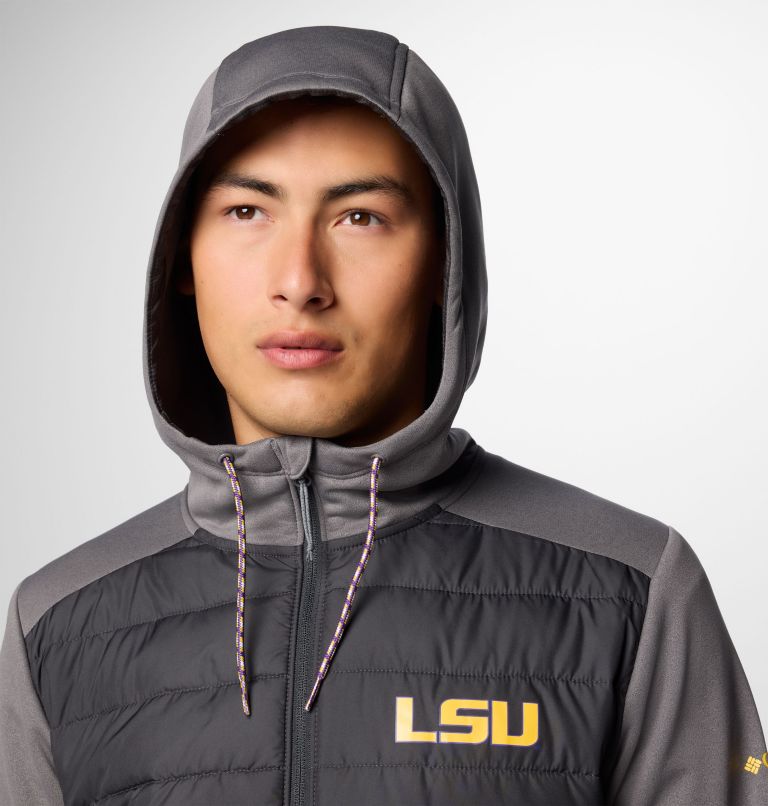 CLG Out-Shield Hybrid Hoodie | 021 | S, Color: LSU - City Grey, Shark, image 5
