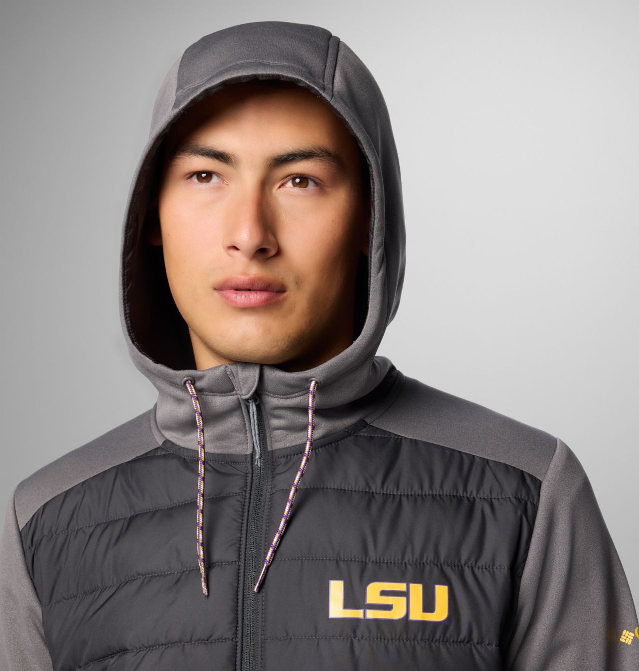 Men's Collegiate Out-Shield™ Hybrid Hoodie - LSU 5