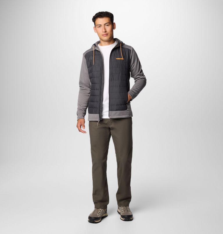 Men's Collegiate Out-Shield Hybrid Hoodie - Tennessee, Color: UT - City Grey, Shark, image 3