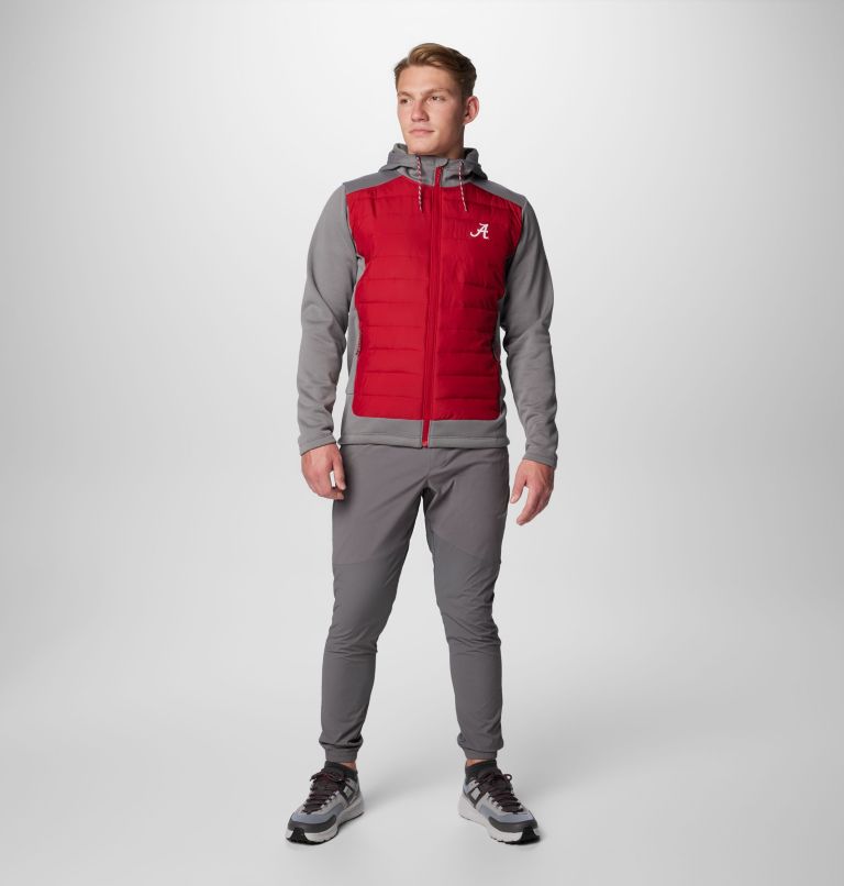 CLG Out-Shield Hybrid Hoodie | 028 | XL, Color: ALA - City Grey, Red Velvet, image 3