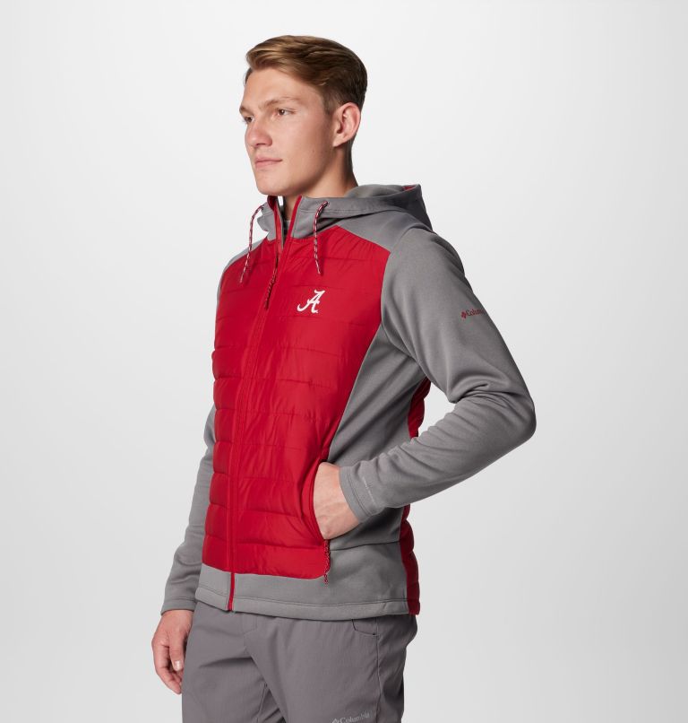 CLG Out-Shield Hybrid Hoodie | 028 | XL, Color: ALA - City Grey, Red Velvet, image 4