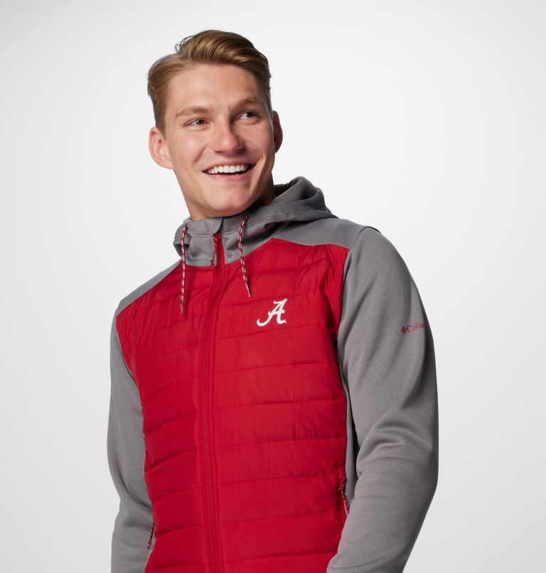 CLG Out-Shield Hybrid Hoodie | 028 | XL, Color: ALA - City Grey, Red Velvet, image 5