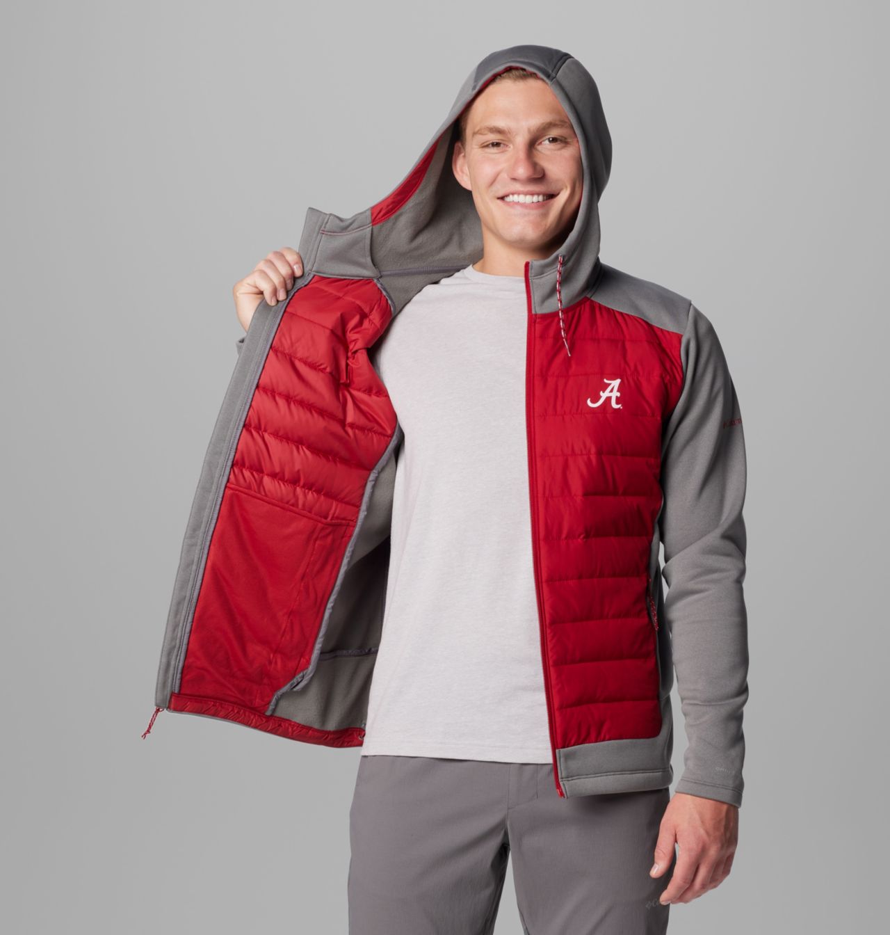 Men's Collegiate Out-Shield™ Hybrid Hoodie - Alabama 7