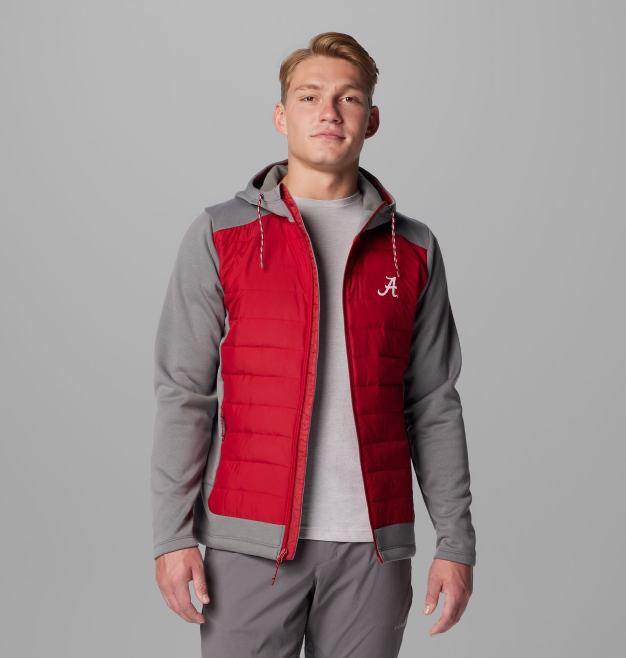 Men's Collegiate Out-Shield™ Hybrid Hoodie - Alabama 1