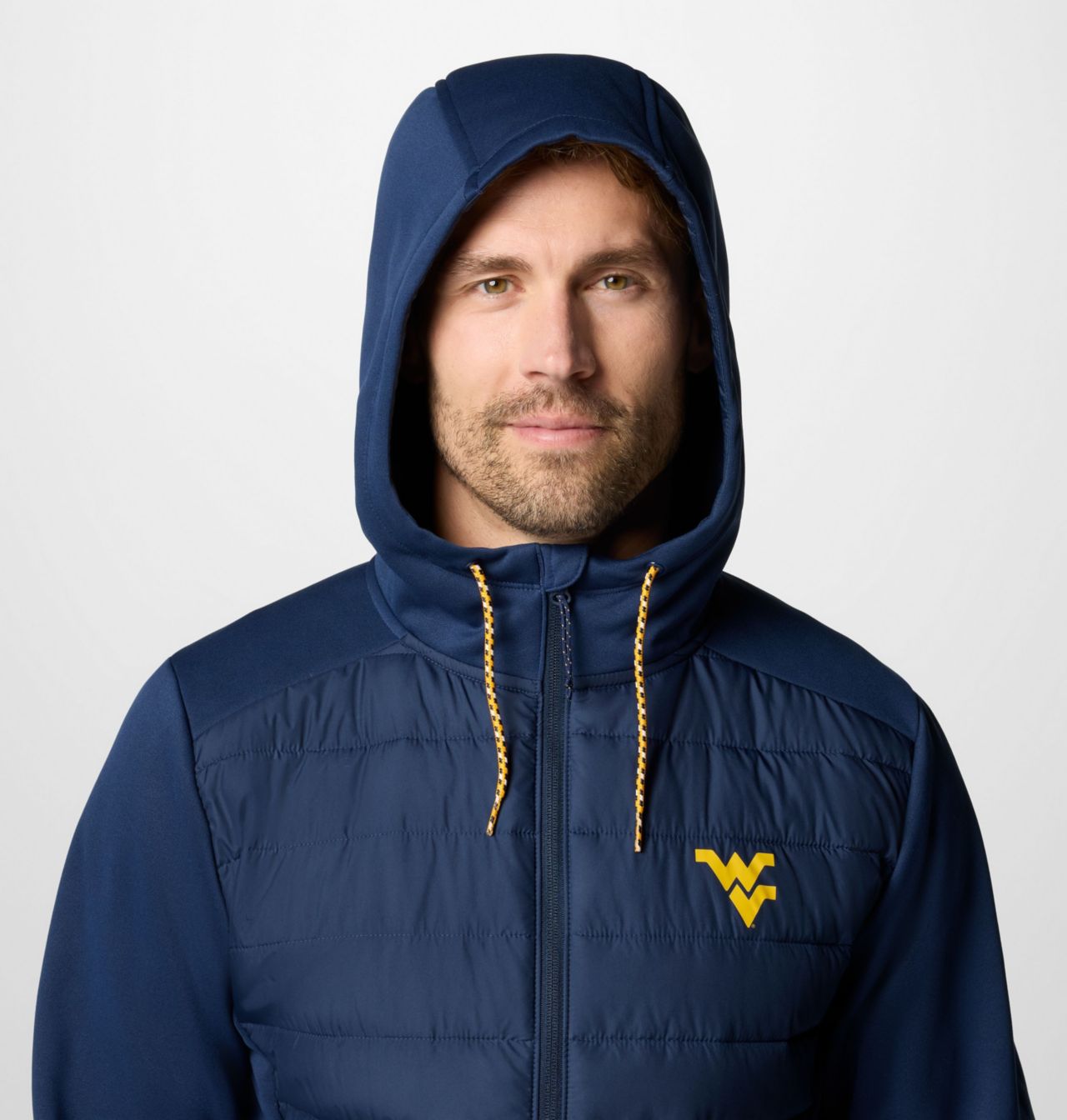 Men's Collegiate Out-Shield™ Hybrid Hoodie - West Virginia 5