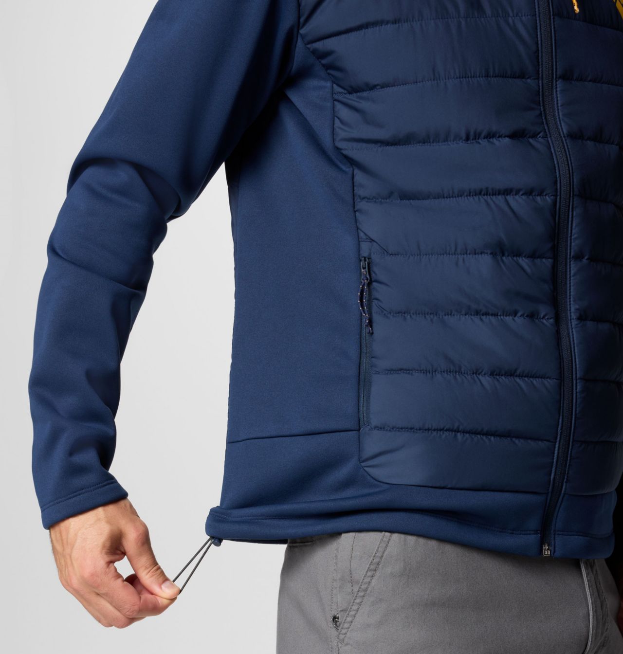 Men's Collegiate Out-Shield™ Hybrid Hoodie - West Virginia 6