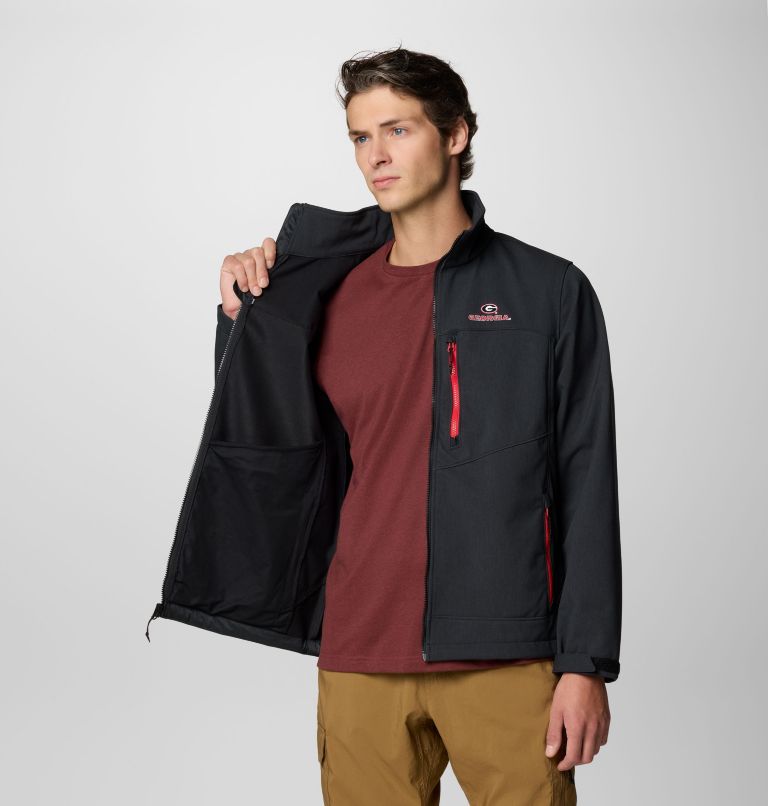 Men's Collegiate Ascender III Softshell - Georgia, Color: UGA - Black, image 6