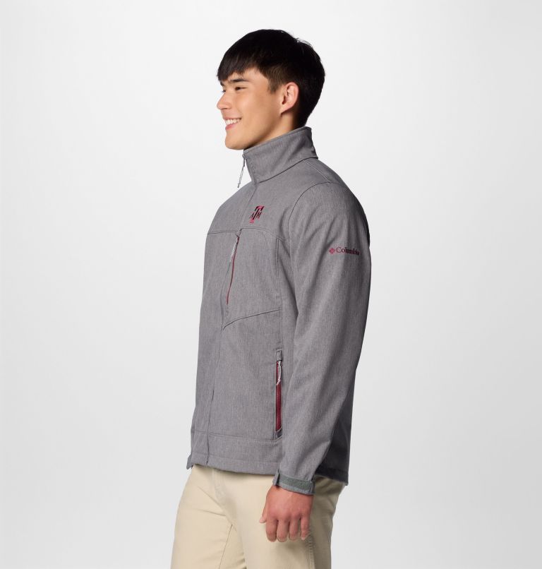 Men's Collegiate Ascender III Softshell - Texas A&M, Color: TAM - City Grey, image 4