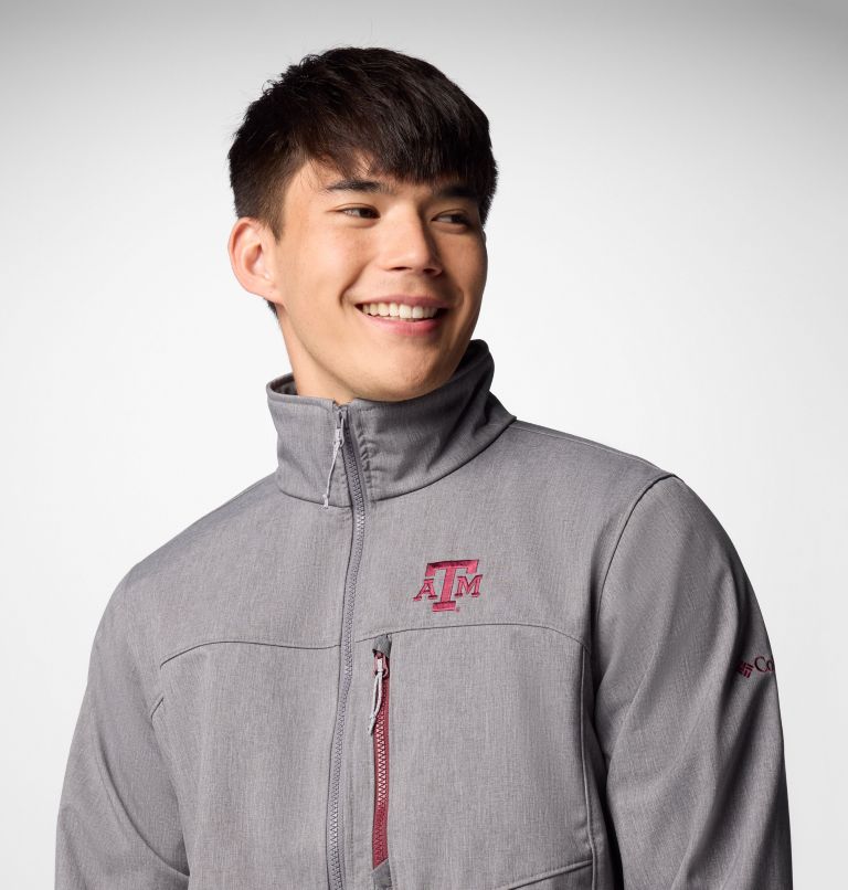 Men's Collegiate Ascender III Softshell - Texas A&M, Color: TAM - City Grey, image 5