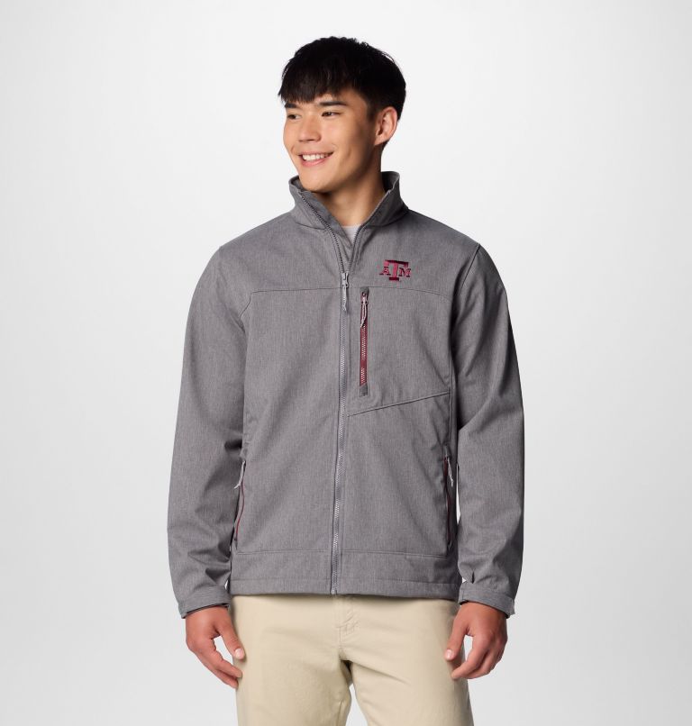 Men's Collegiate Ascender III Softshell - Texas A&M, Color: TAM - City Grey, image 1