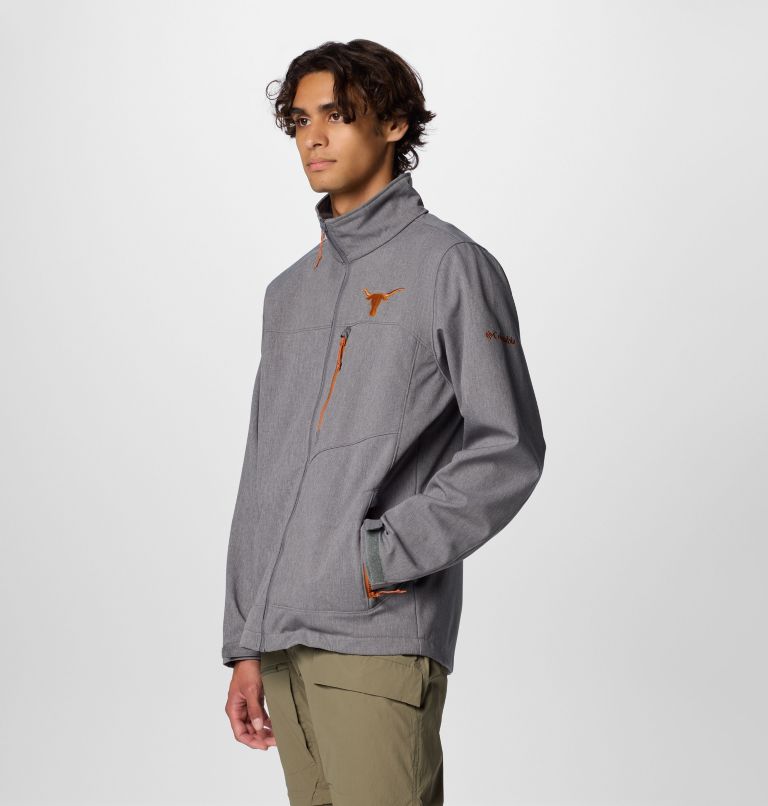 Men's Collegiate Ascender III Softshell - Texas, Color: TEX - City Grey, image 4