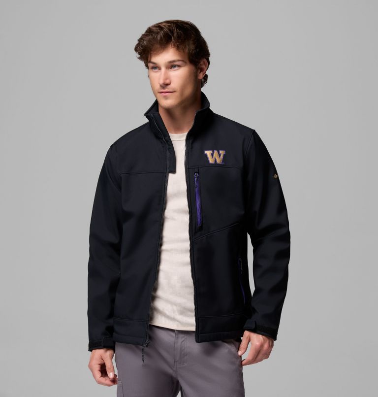 Men's Collegiate Ascender III Softshell - Washington, Color: UW - Black, image 5