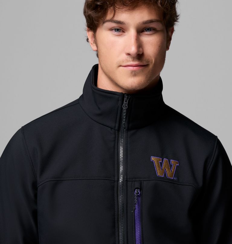 Men's Collegiate Ascender III Softshell - Washington, Color: UW - Black, image 6