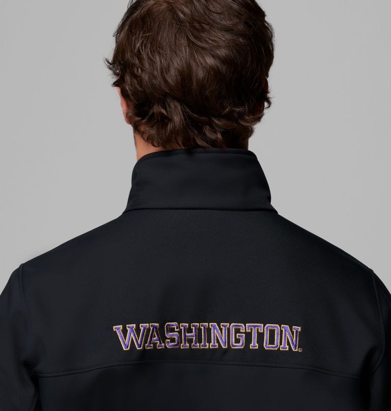 Men's Collegiate Ascender III Softshell - Washington, Color: UW - Black, image 7
