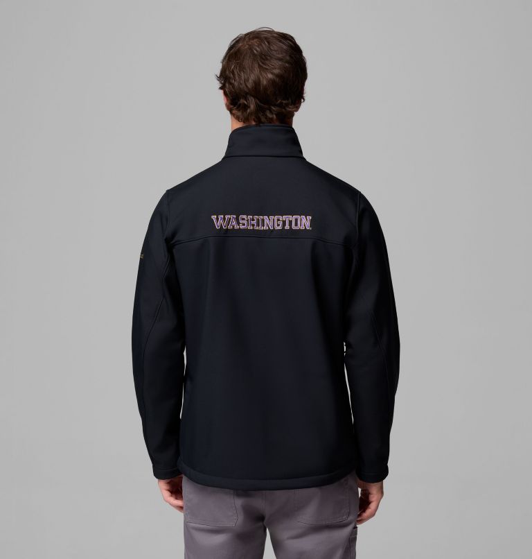 Men's Collegiate Ascender III Softshell - Washington, Color: UW - Black, image 3