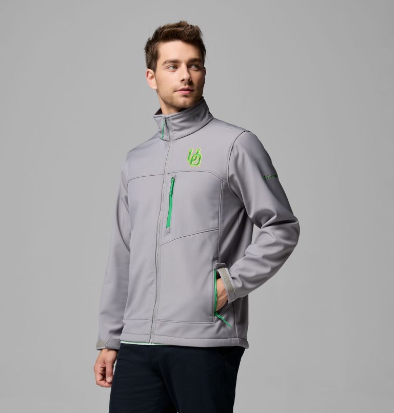 Men's Collegiate Ascender III Softshell - Oregon, Color: UO - Light Grey, image 4