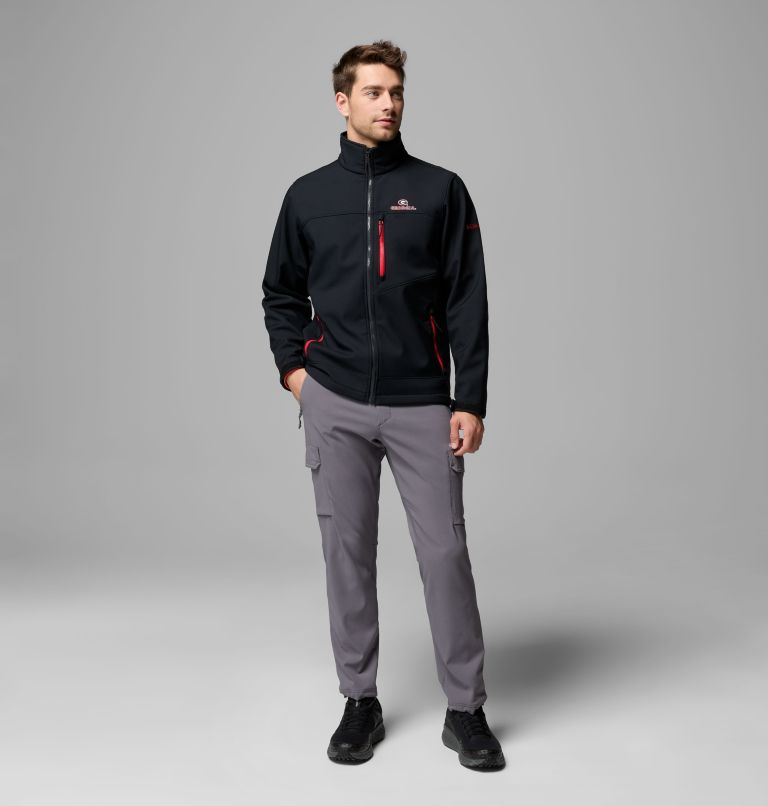 Men's Collegiate Ascender III Softshell - Georgia, Color: UGA - Black, image 2
