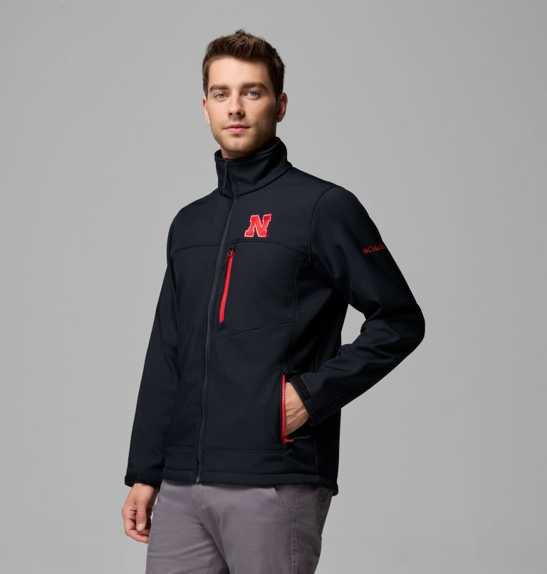 Men's Collegiate Ascender III Softshell - Nebraska, Color: NEB - Black, image 4