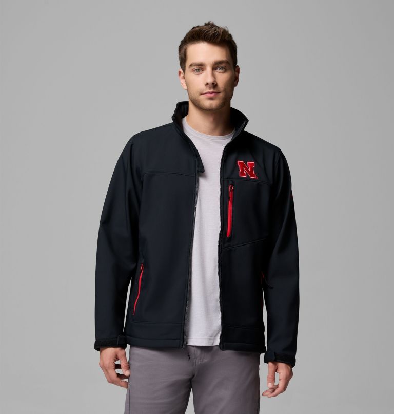 Men's Collegiate Ascender III Softshell - Nebraska, Color: NEB - Black, image 5