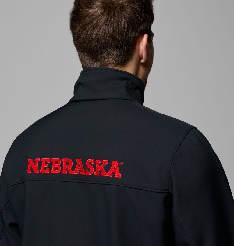 Men's Collegiate Ascender III Softshell - Nebraska, Color: NEB - Black, image 7