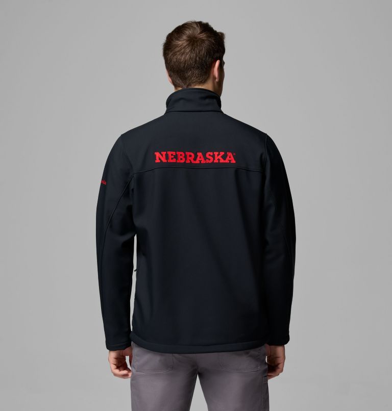Men's Collegiate Ascender III Softshell - Nebraska, Color: NEB - Black, image 3