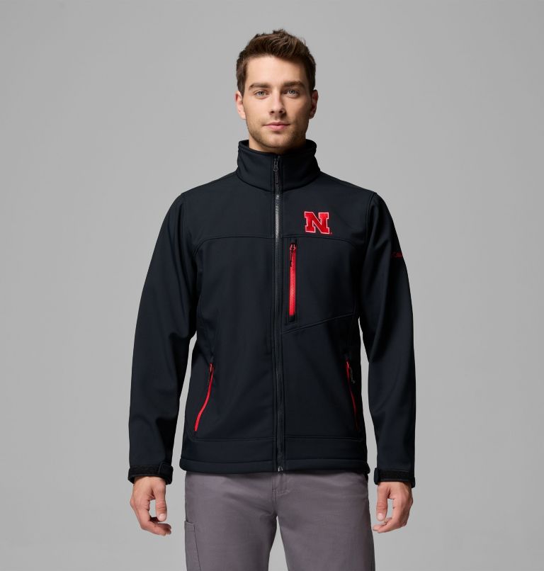 Men's Collegiate Ascender III Softshell - Nebraska, Color: NEB - Black, image 1