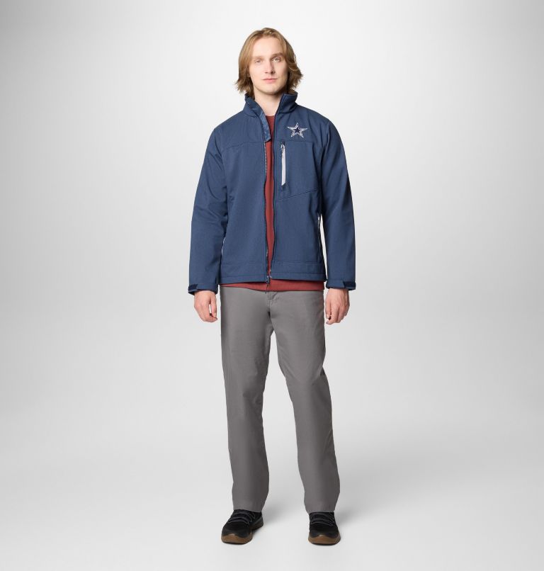 Men's Collegiate Ascender III Softshell - Dallas Cowboys, Color: DC - Collegiate Navy, image 3