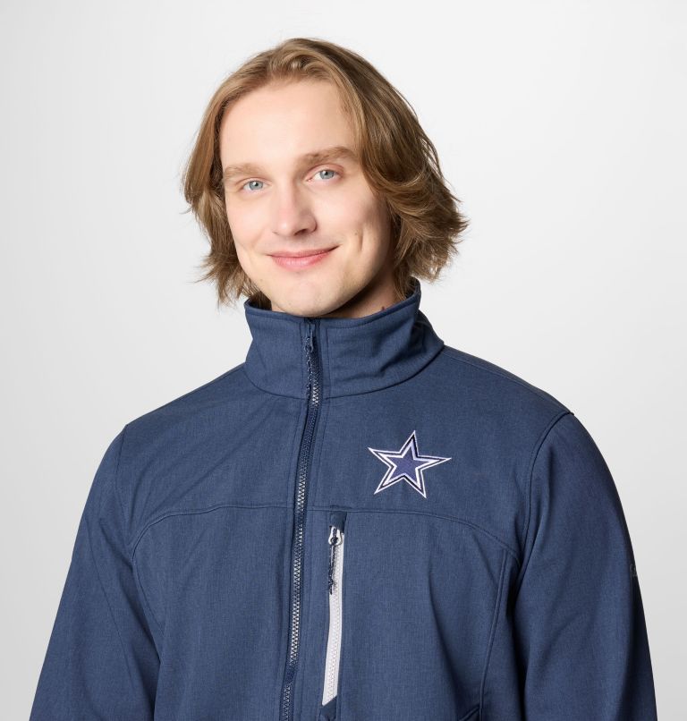Men's Collegiate Ascender III Softshell - Dallas Cowboys, Color: DC - Collegiate Navy, image 5