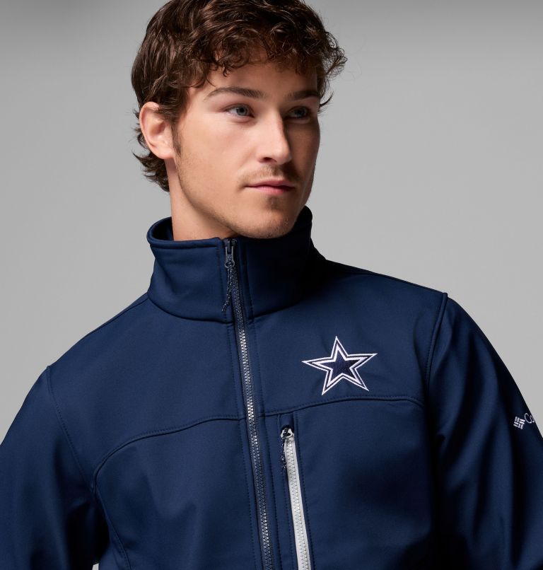 Men's Collegiate Ascender III Softshell - Dallas Cowboys, Color: DC - Collegiate Navy, image 6