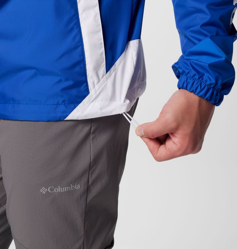 Men's Collegiate Flash Challenger II Windbreaker - Kentucky, Color: UK - Azul, White, image 7