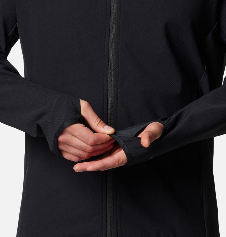 Chaqueta técnica de forro polar con capucha Spectre Ridge II para hombre, Color: Black, image 7