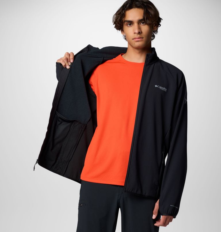 Men's Spectre Ridge II Tech Fleece Full Zip Jacket, Color: Black, image 6