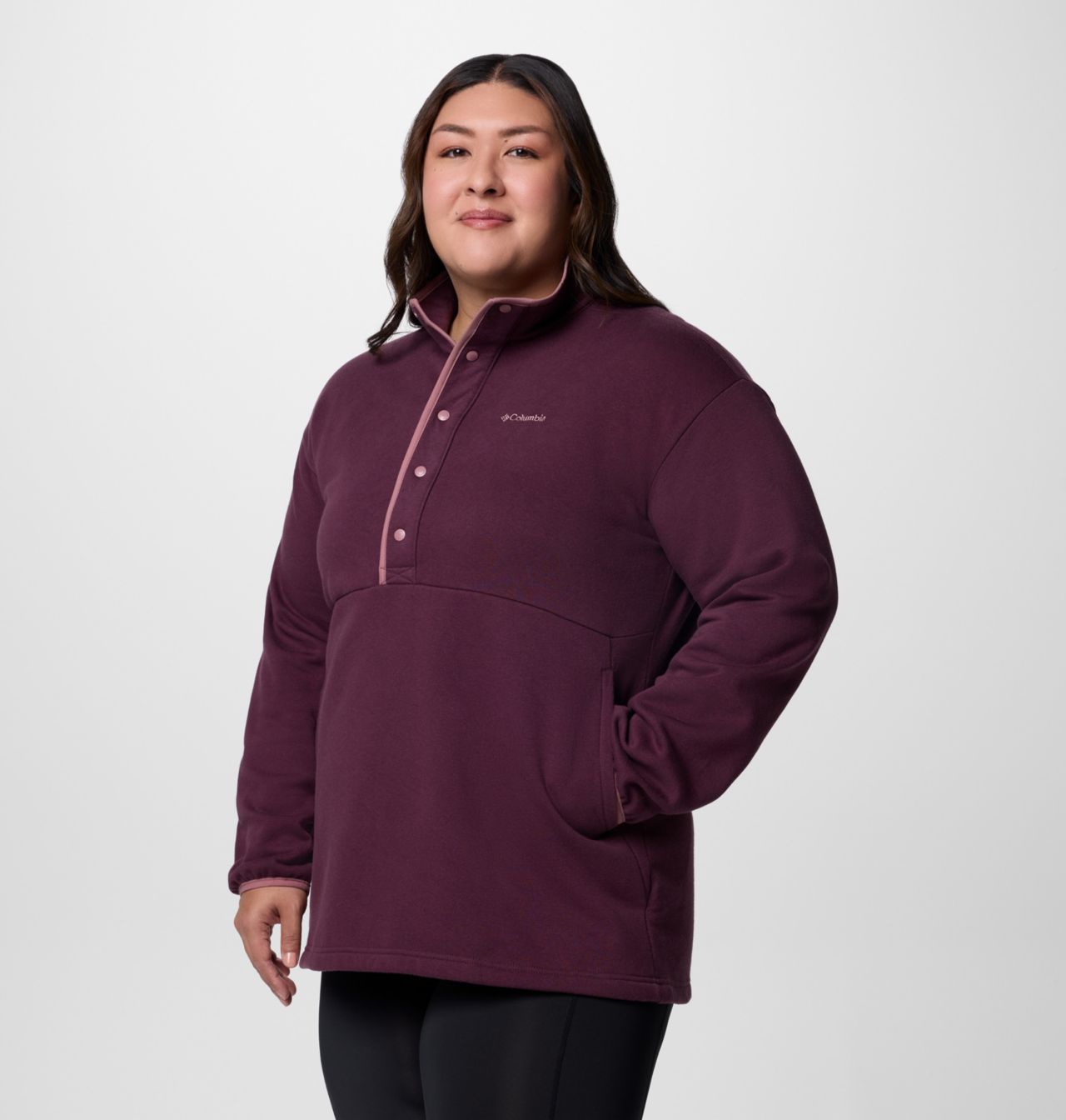 Women's Hart Mountain™ Half Snap Tunic - Plus Size | 607 | 3X 4