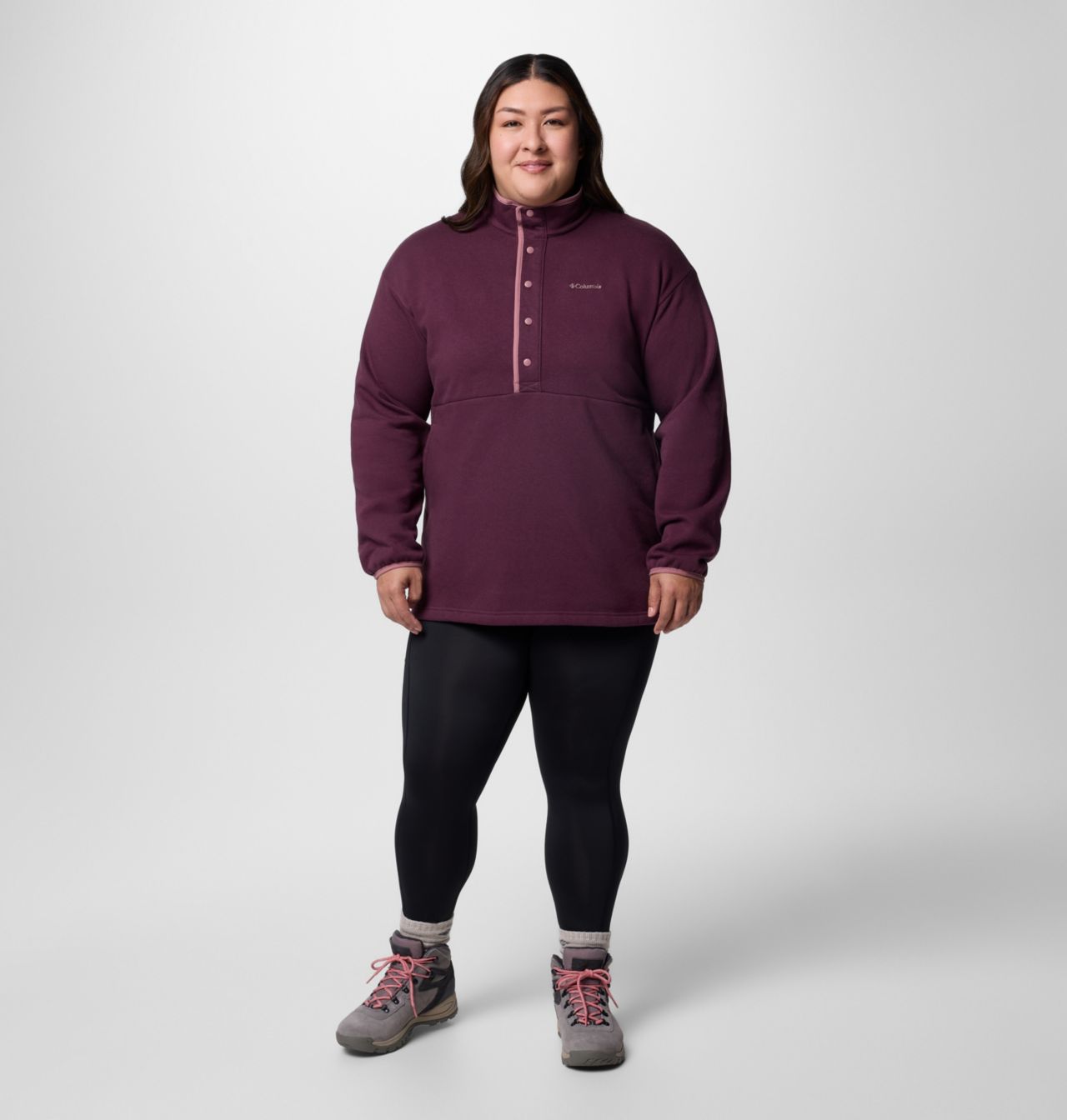 Women's Hart Mountain™ Half Snap Tunic - Plus Size | 607 | 3X 3