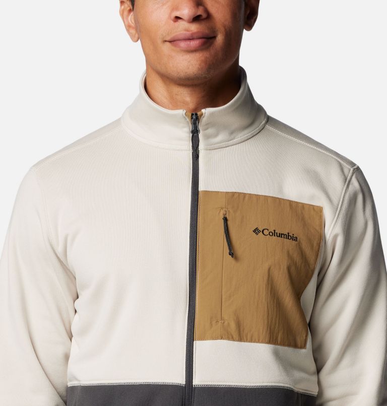 Veste Polaire Technique Columbia Hike II Homme, Color: Dark Stone, Shark, Delta, image 4