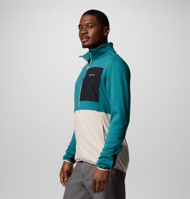 Columbia Hike II technische Fleecejacke für Männer, Color: River Blue, Dark Stone, Black, image 3