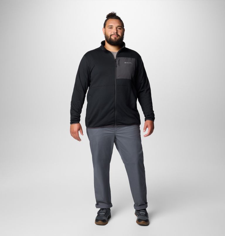 Men's Columbia Hike II Hiking Jacket - Extended Size, Color: Black, image 3