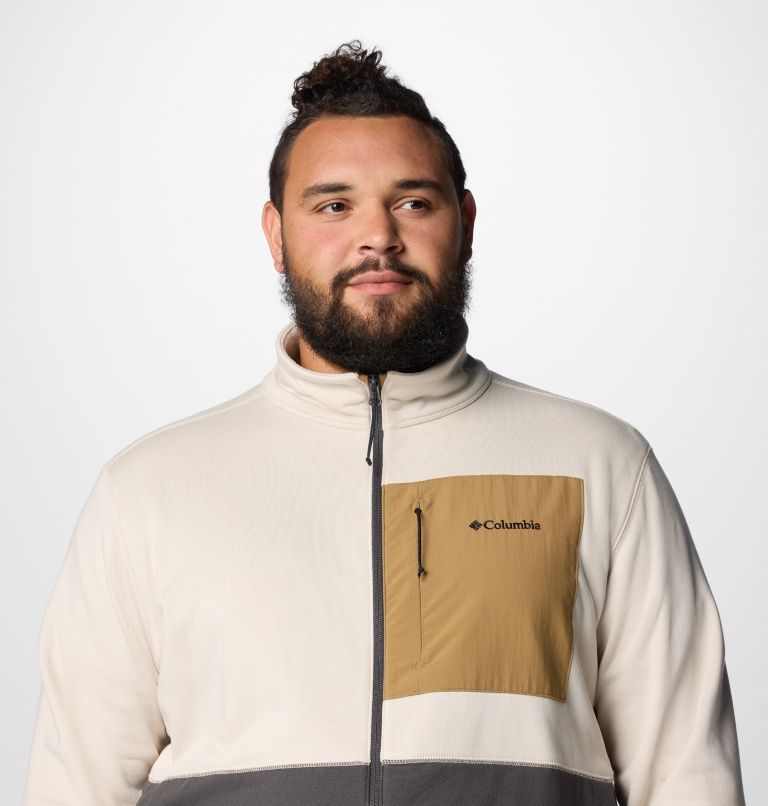 Men's Columbia Hike II Hiking Jacket - Extended Size, Color: Dark Stone, Shark, Delta, image 5