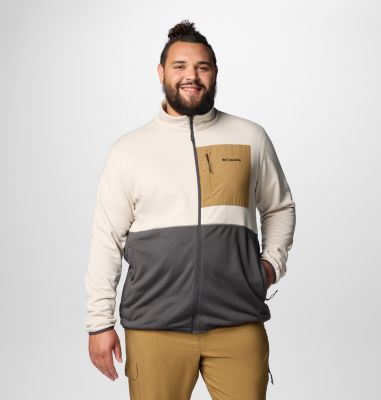 Men's Columbia Hike II Hiking Jacket - Extended Size, Color: Dark Stone, Shark, Delta, image 1