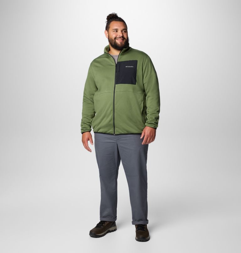 Men's Columbia Hike II Hiking Jacket - Extended Size, Color: Canteen, Canteen, Black, image 3
