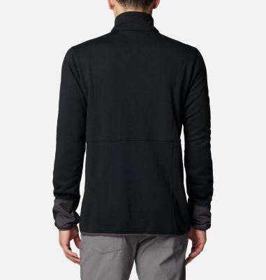 Men's Columbia Hike II Technical Half Zip Fleece, Color: Black, image 8
