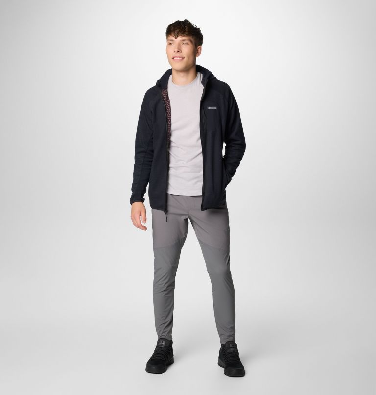 Men's Outdoor Tracks II Hooded Full Zip Jacket, Color: Black, image 3