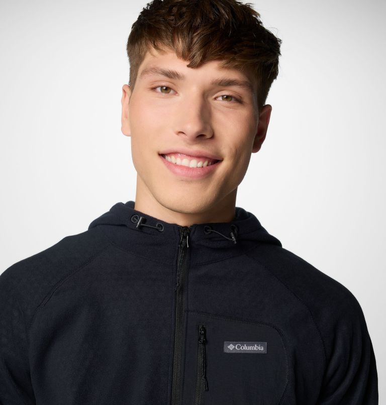 Men's Outdoor Tracks II Hooded Full Zip Jacket, Color: Black, image 5