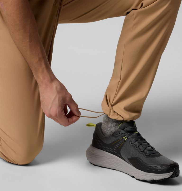 Men's Black Mesa Woven Pants II, Color: Canoe, image 7