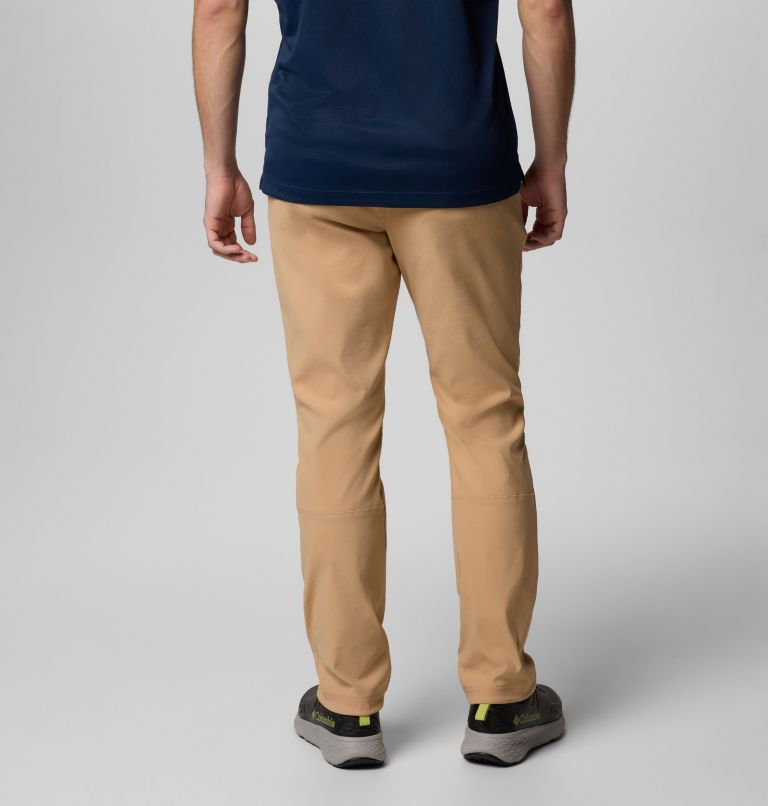 Men's Black Mesa Woven Pants II, Color: Canoe, image 3