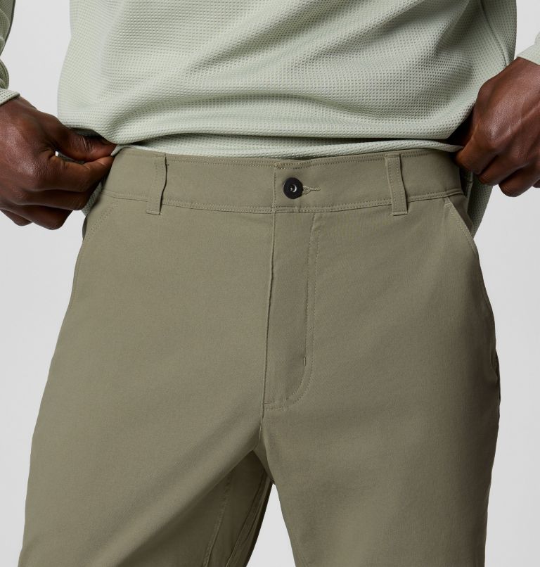 Men's Black Mesa Woven Pants II, Color: Stone Green, image 5