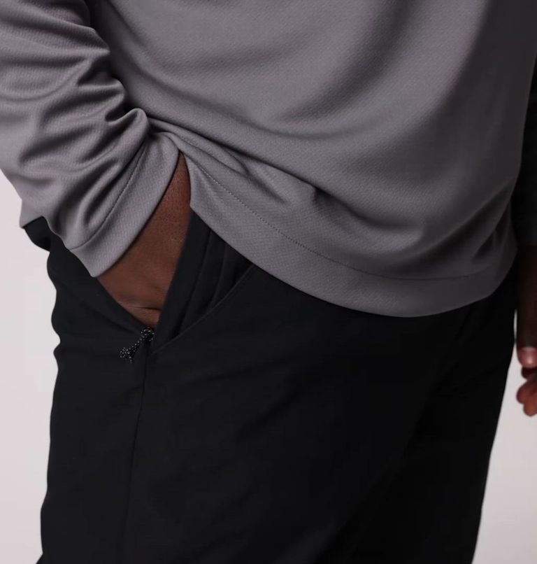 Men's Black Mesa Woven Pants II - Big, Color: Black